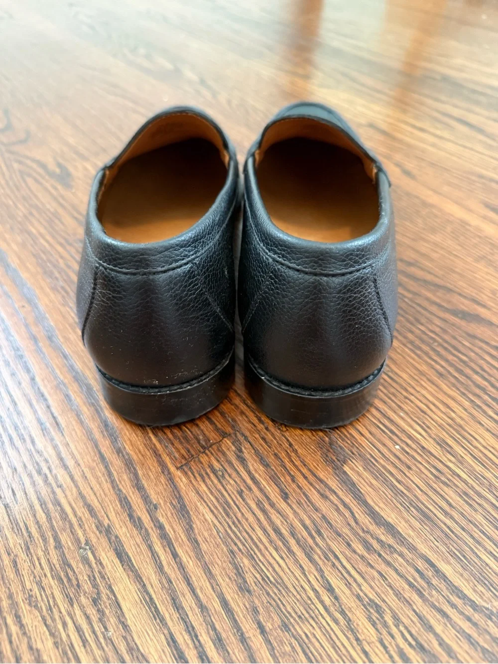 J. Crew Ludlow Venetian Black Pebbled Leather Loafers